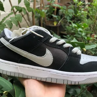 Nike SB Dunk Low Black Light Gray White Skateboard Shoes