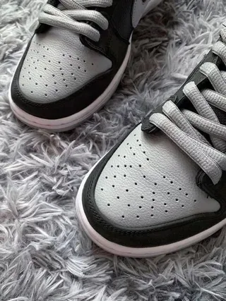 Nike SB Dunk Low Black Light Gray White Skateboard Shoes 19
