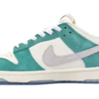 Nike SB Dunk Low 青麂皮白滑板鞋