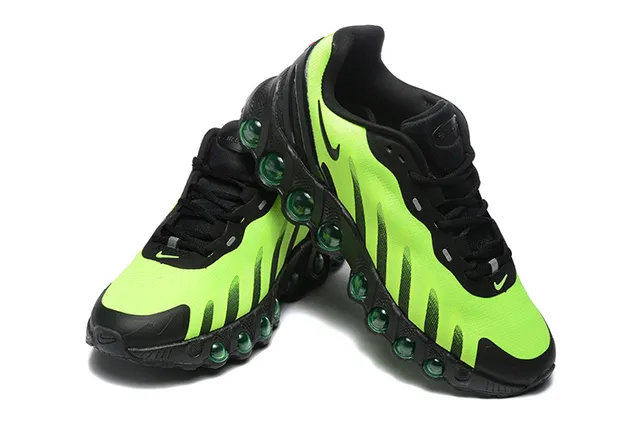 Nike Shox Chaussures de Running Vert Lime Néon 4