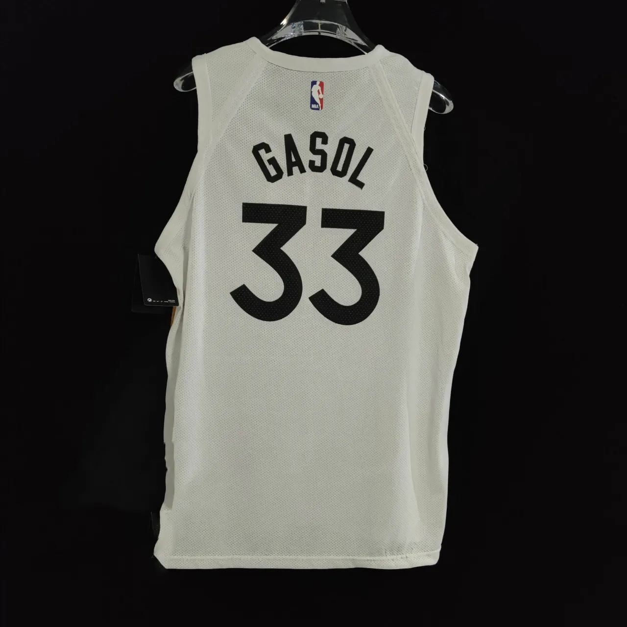 Nike Toronto Raptors City Edition Maillot Blanc Doré Noir 3