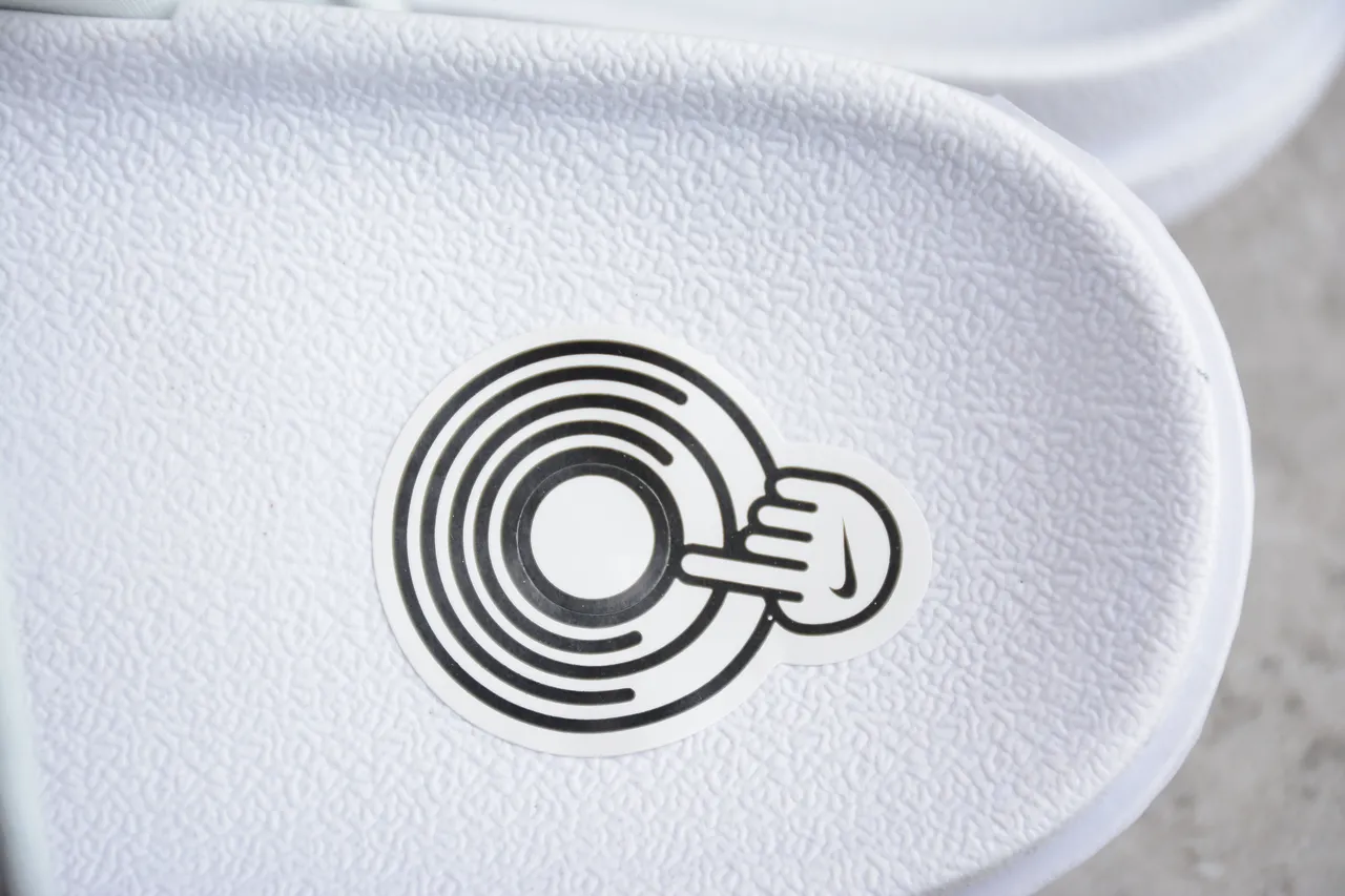 Nike White Blue Dual-Strap Molded EVA Footbed Slippers 3