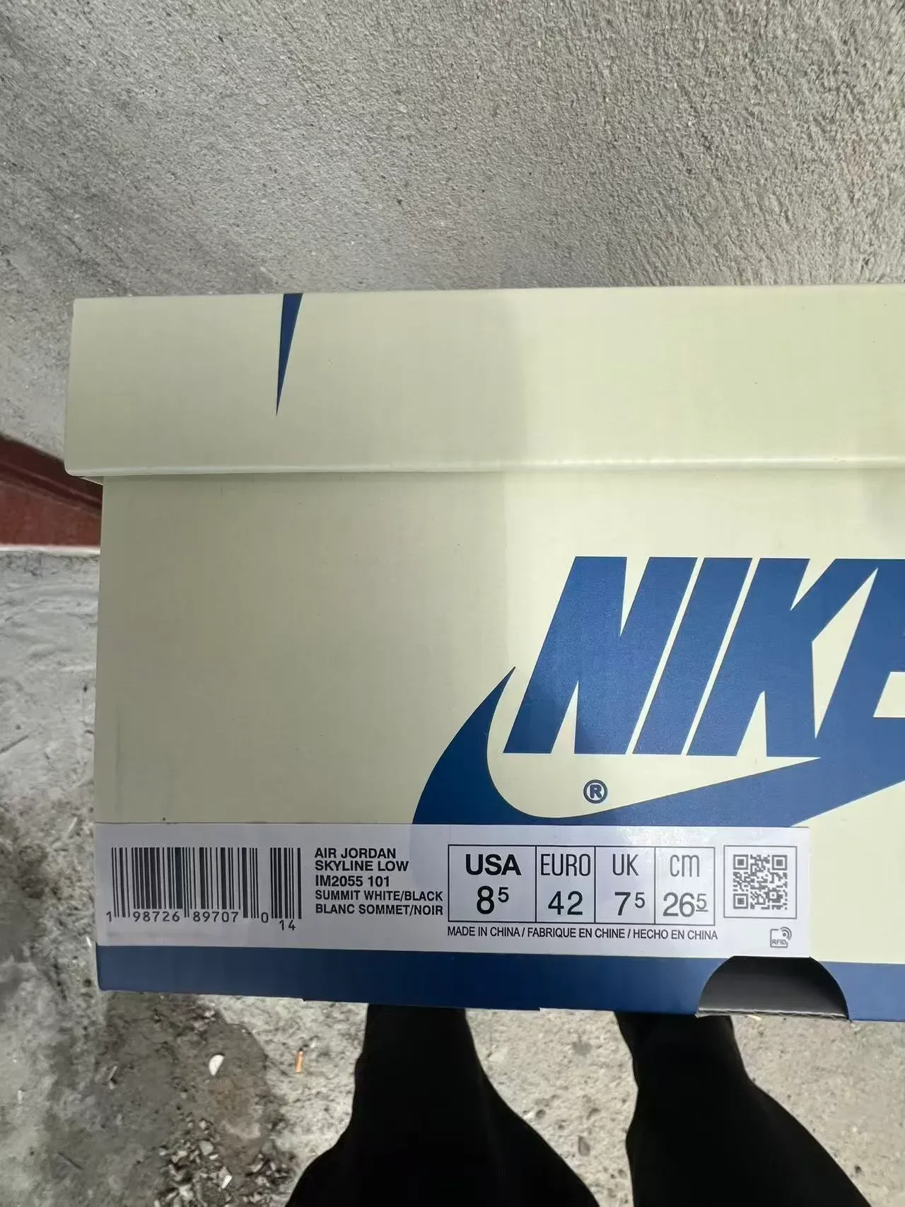Nike Tênis Lifestyle Branco Cinza Low-Top Malha e Suede 10