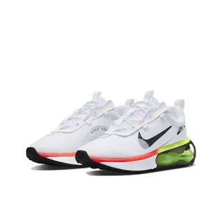 Nike White Green Low-Top Mesh Upper Lifestyle Sneakers 3