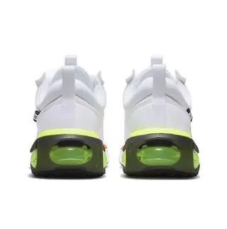 Nike White Green Low-Top Mesh Upper Lifestyle Sneakers 5