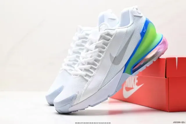 Nike Chaussure Lifestyle Blanche Multicolore Unité Air Visible 4