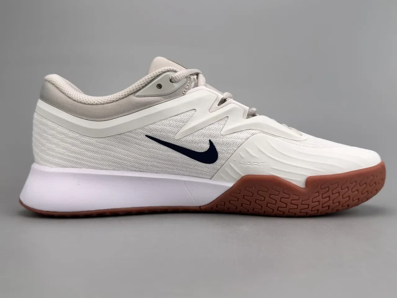 Nike White Navy Mesh Upper Synthetic Overlays Lifestyle Sneakers 7