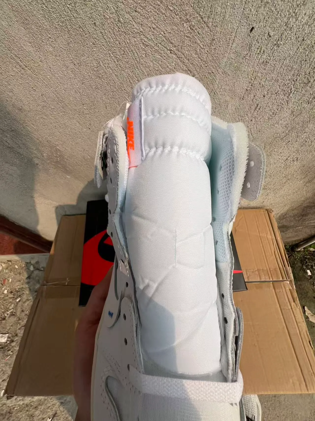 Nike x Off-White Air Jordan 1 White Industrial Basketball Shoes 3
