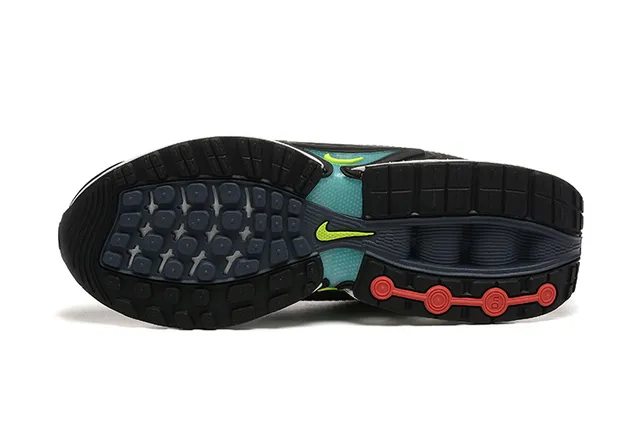 Nike Zoom 2K Black White Teal Neon Green Lifestyle Sneakers 5