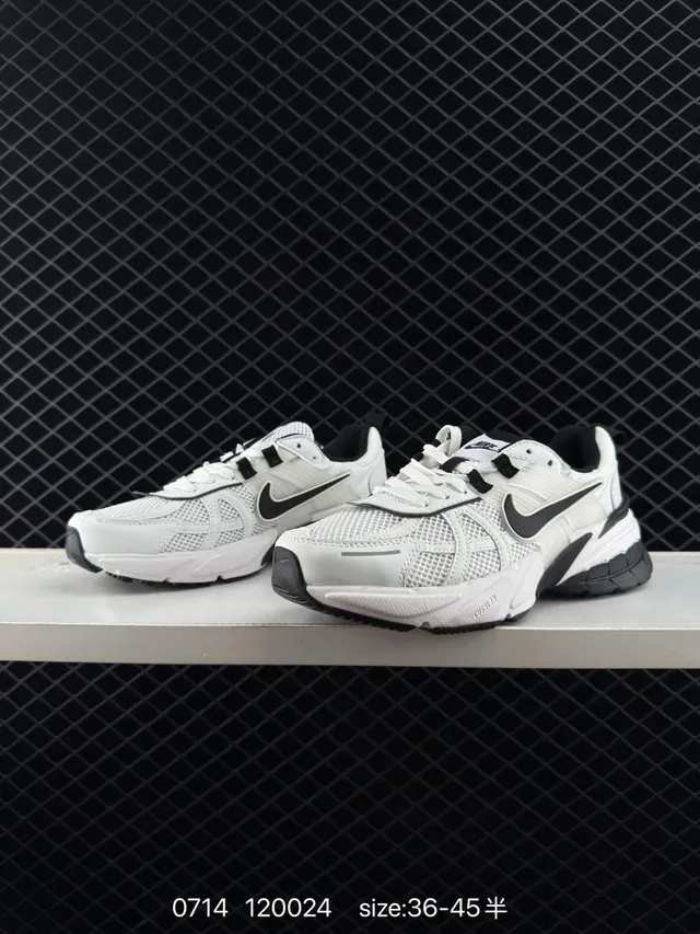 Nike Zoom 2K White Black Silver Chunky Sneakers 3