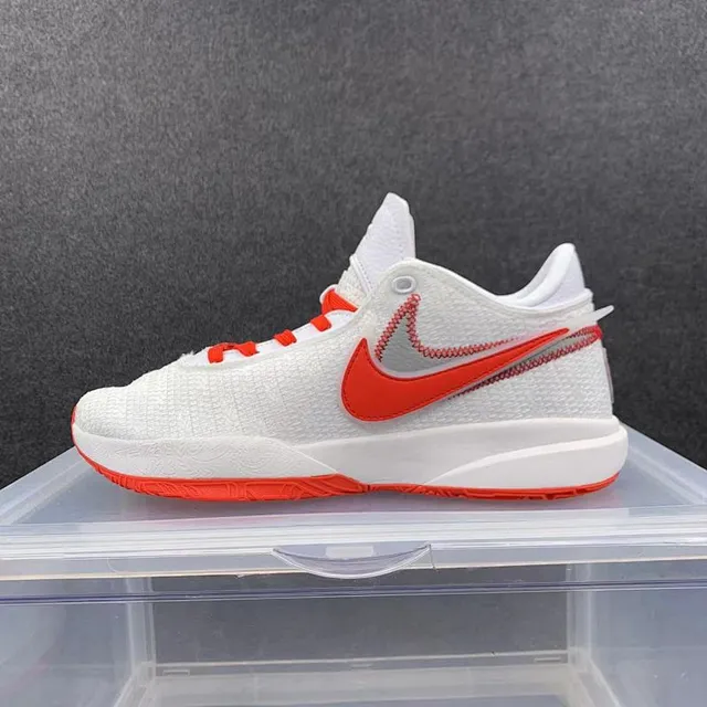 Nike Zoom GT Cut White Orange Basketball Shoes 2