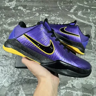 Nike Zoom Kobe IV 紫黑黄篮球鞋