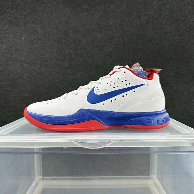 Nike Zoom Kobe IV White Blue Red Basketball Shoes 2