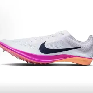 Chaussures de running Nike Zoom Rival S Blanc Rose Upper Knit Léger Suela à picots