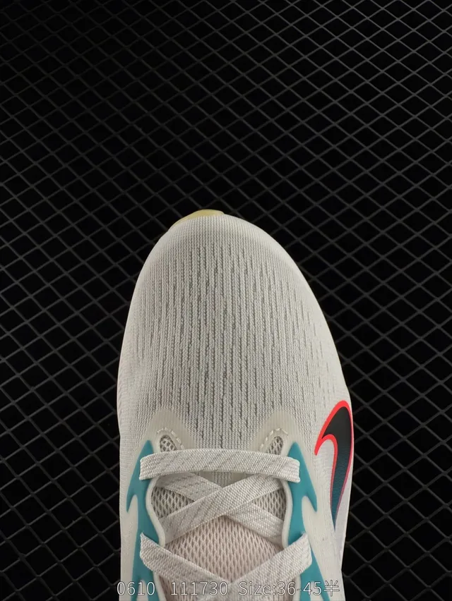 Nike Zoom Winflo 7X Gris claro Teal Rojo Zapatillas de correr 5