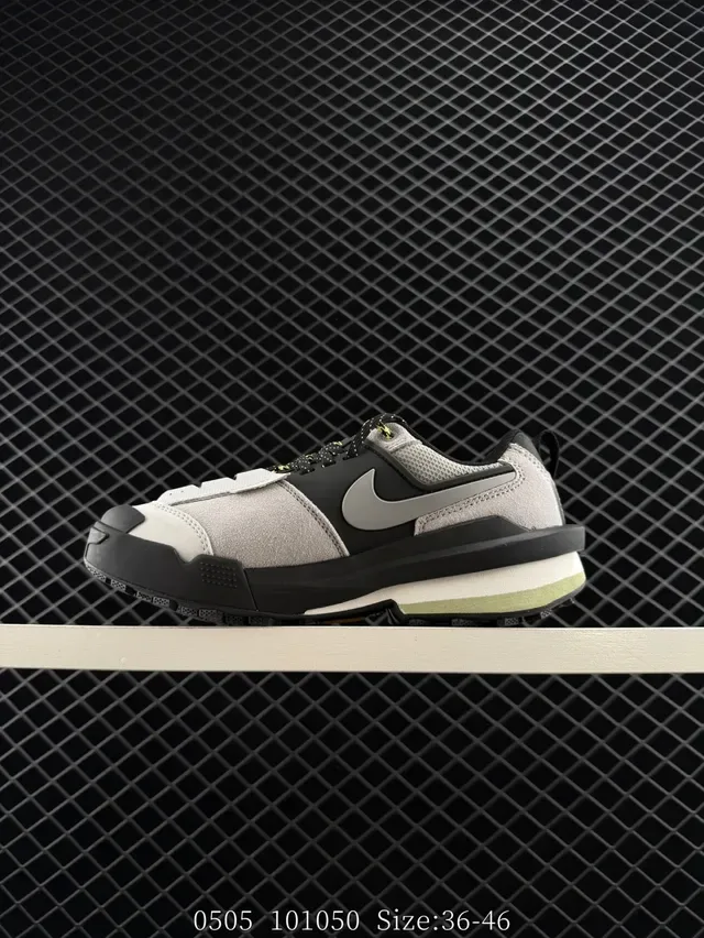 Nike ZoomX Gray Yellow Chunky Platform Sole Mixed-Material Upper Lifestyle Sneakers 7