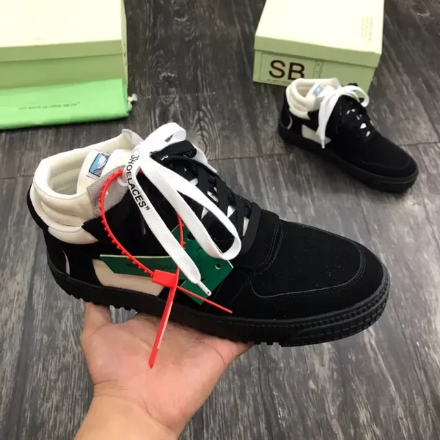Off-White Chaussures Lifestyle Noires Sangle Industrielle Détail Zip-Tie 7