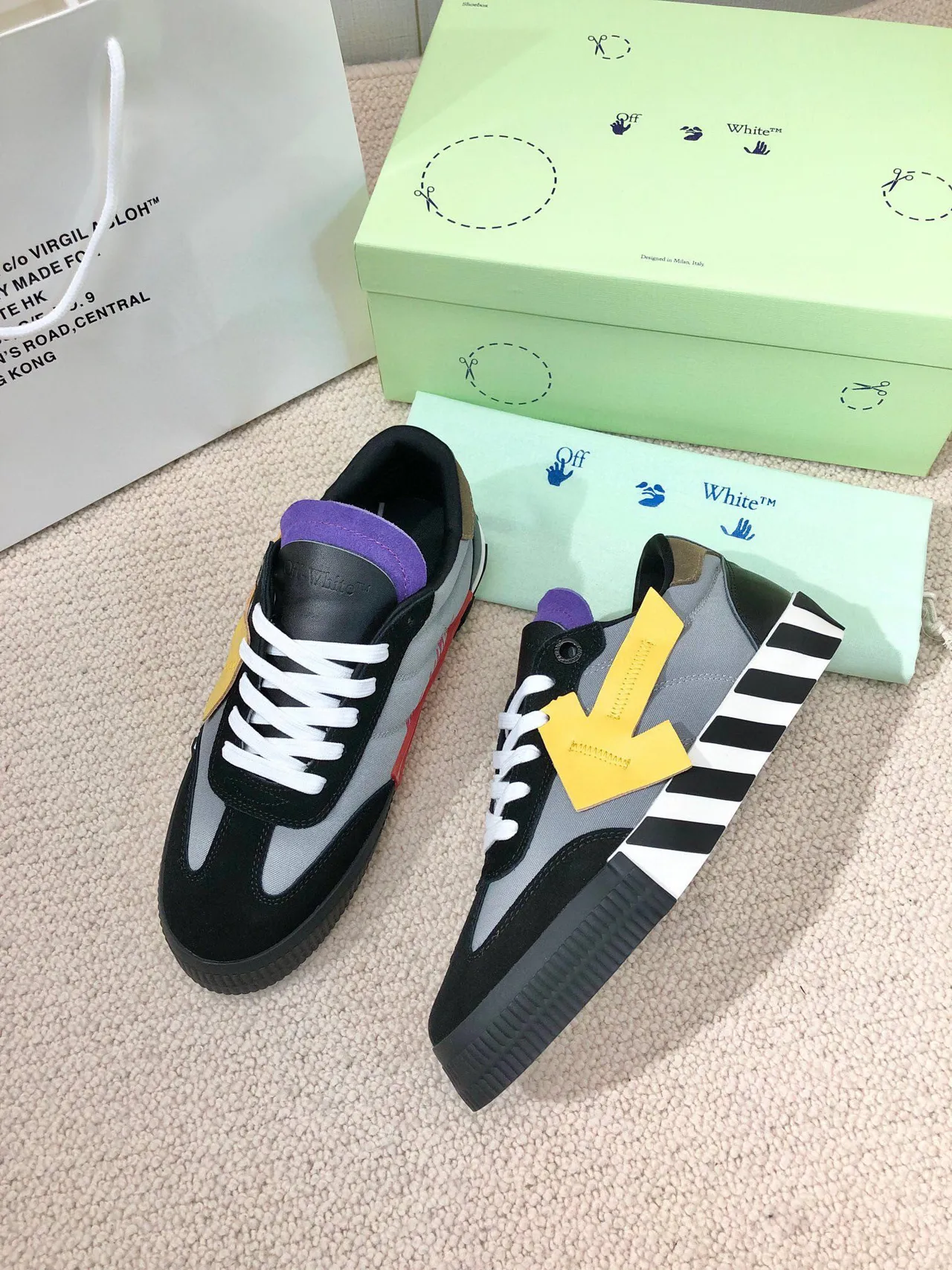 Off-White The Ten Industrial-Luxe baskets lifestyle à bout bas 7