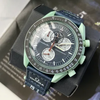 Omega Speedmaster Moonswatch Mint Green Mechanical Watch