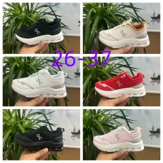 On Cloud Negro Blanco Suela Media Upper Malla Zapatillas Lifestyle