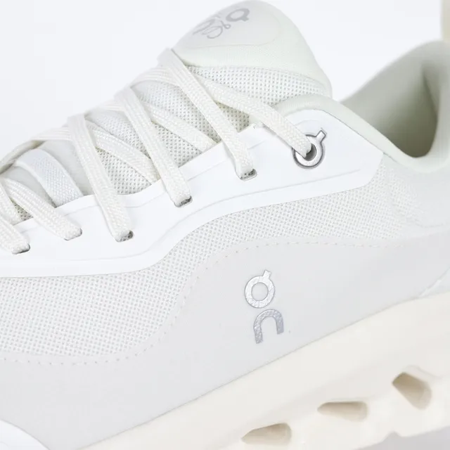 On Cloudmonster Off-White and Gum Running Shoes 6