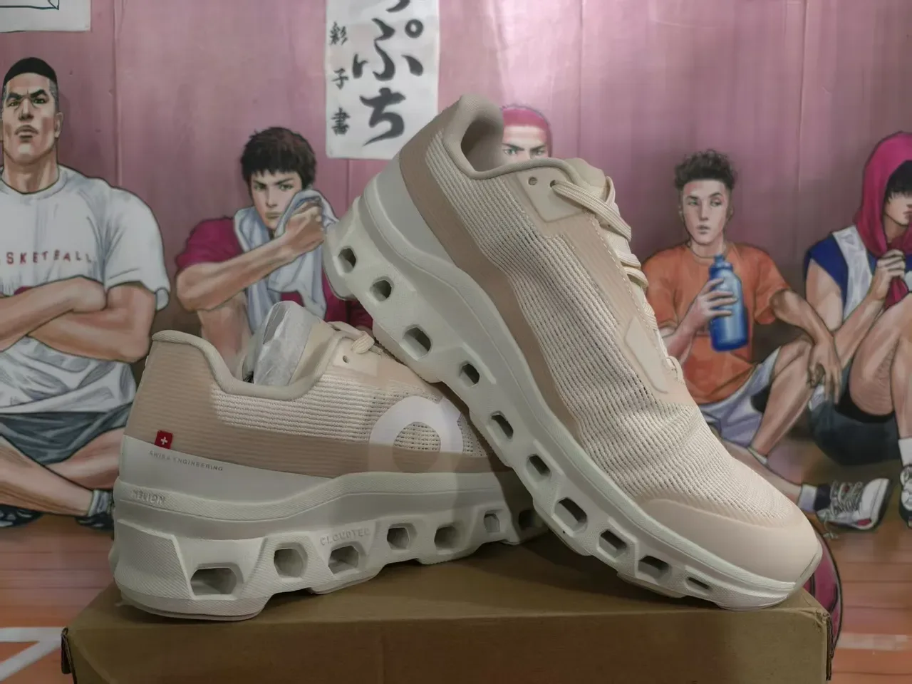On Cloudnova Light Beige Lifestyle Sneakers 4