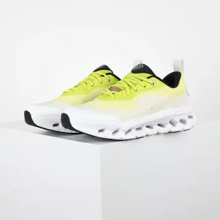 On Amarillo Blanco Esculpido Celdas Abiertas Medi suela Capa Malla-Sintético Upper Lifestyle Sneakers