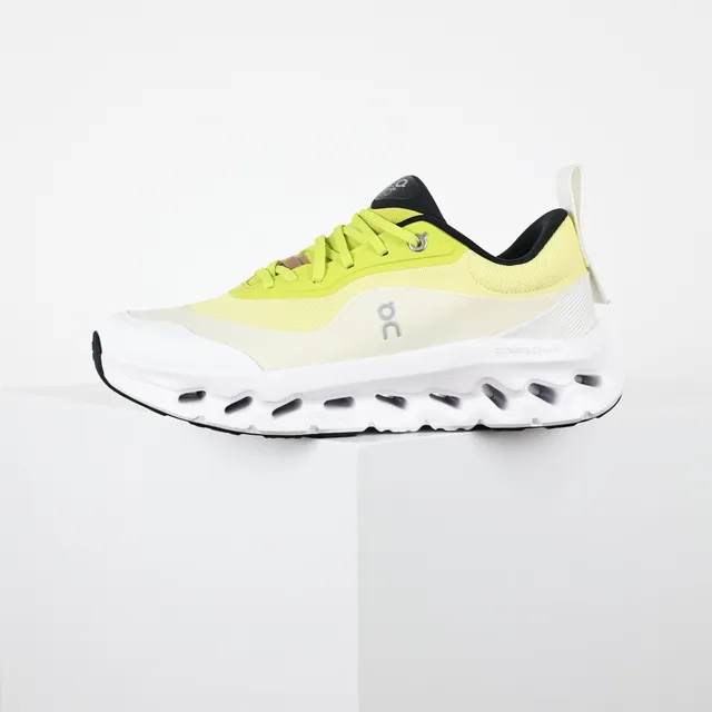 On Jaune Blanc Sculpté Ouvert-Cellule Semelle Milieu Couche Maille-Synthétique Supérieur Chaussures Lifestyle 9