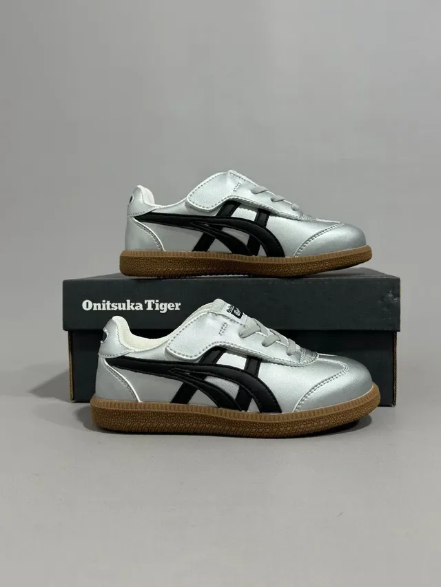 Onitsuka Tiger Mexico 66 Silver Black Gum Lifestyle Sneakers 3