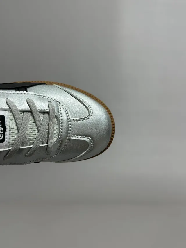 Onitsuka Tiger Mexico 66 Silver Black Gum Lifestyle Sneakers 7