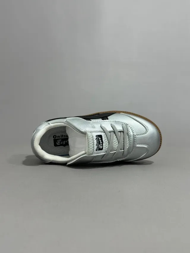 Onitsuka Tiger Mexico 66 Silver Black Gum Lifestyle Sneakers 8