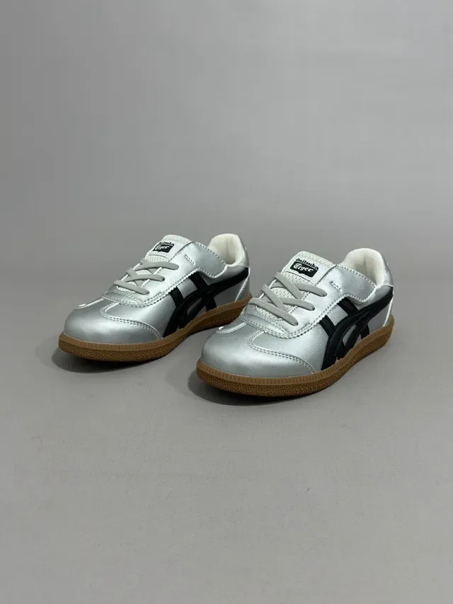 Onitsuka Tiger Mexico 66 Silver Black Gum Lifestyle Sneakers 9