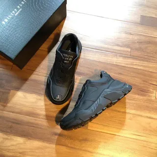 Philipp Plein Black Monochrome Sculpted Sole Chunky Sneakers