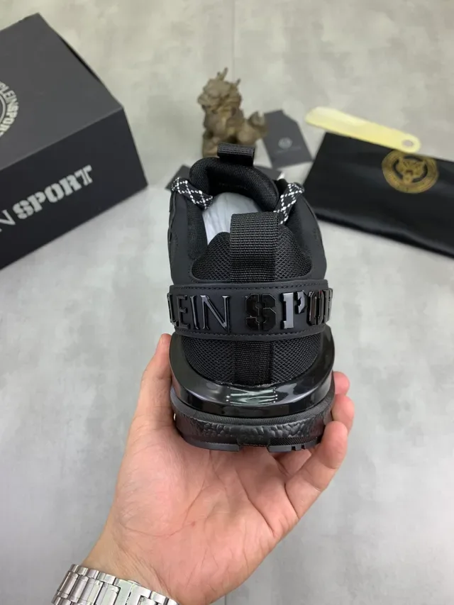 Philipp Plein Plein Sport Sneaker Lifestyle avec sangle mesh noire 3