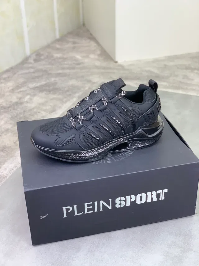 Philipp Plein Plein Sport Sneaker Lifestyle avec sangle mesh noire 4