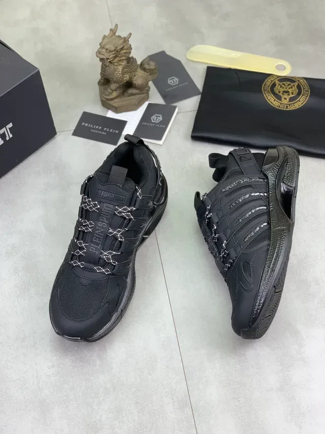 Philipp Plein Plein Sport Sneaker Lifestyle avec sangle mesh noire 5