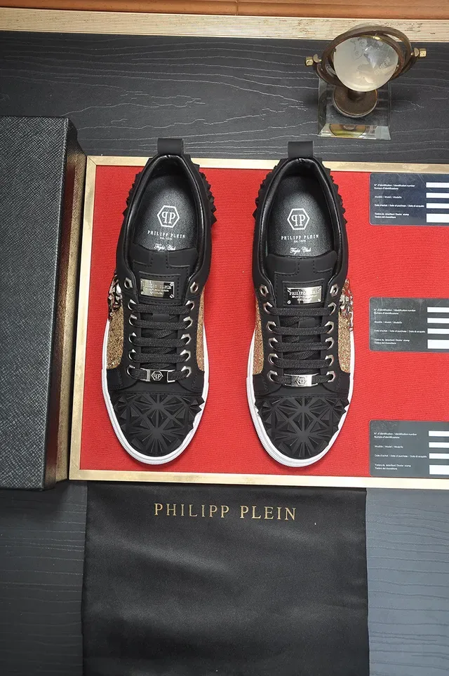 Philipp Plein Spiked Glitter Panel Lifestyle Sneakers 3
