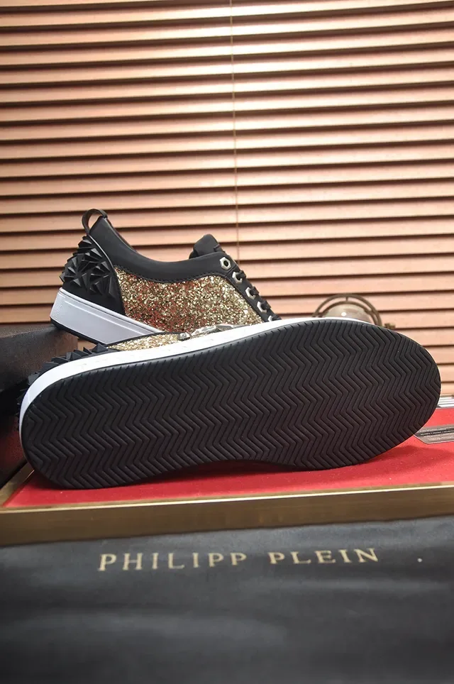 Philipp Plein Spiked Glitter Panel Lifestyle Sneakers 7