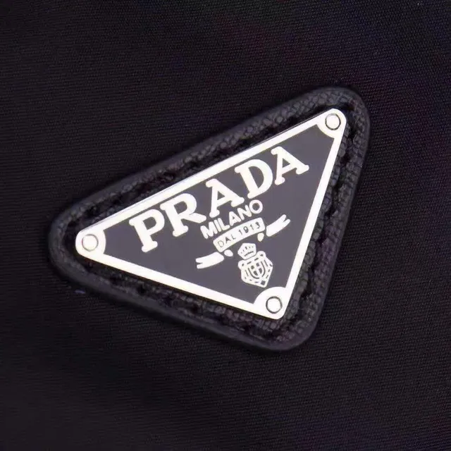 Prada Black Structured Nylon Leather-Trimmed Duffle Bag 4