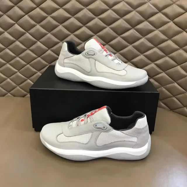 Prada Cloudbust Light Gray Laceless Lifestyle Sneakers 7