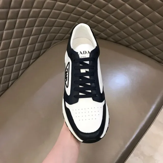 Prada Cloudbust White and Navy Lifestyle Sneakers 5