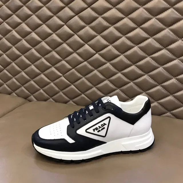 Prada Cloudbust White and Navy Lifestyle Sneakers 6