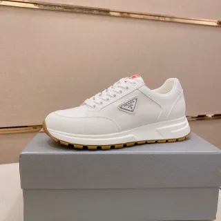 Prada Cloudbust Chaussures Lifestyle en Cuir Blanc
