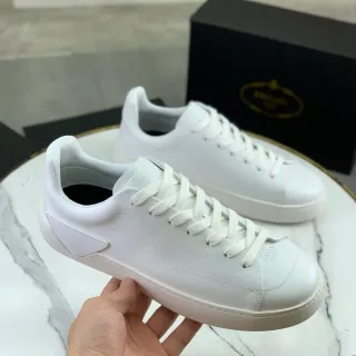 Prada Cloudbust Chaussures Lifestyle en Cuir Blanc