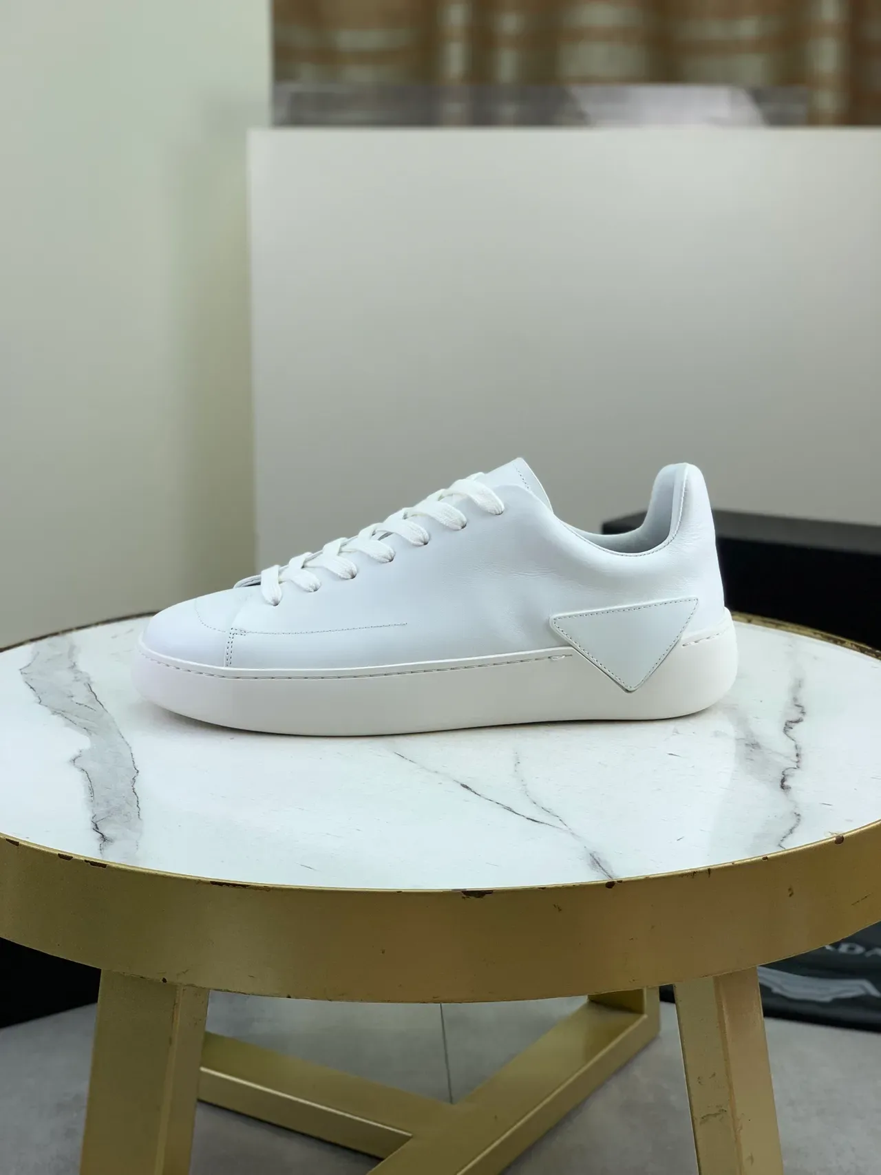 Prada Cloudbust White Leather Lifestyle Sneakers 6