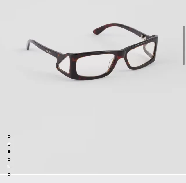 Prada Rectangular Tortoiseshell Acetate Optical Glasses 8
