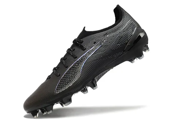 Puma Future Z Black Blue Low-Cut Textured Synthetic Upper Firm-Ground Soccer Shoes 3