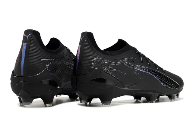 Puma Future Z Black Blue Low-Cut Textured Synthetic Upper Firm-Ground Soccer Shoes 5