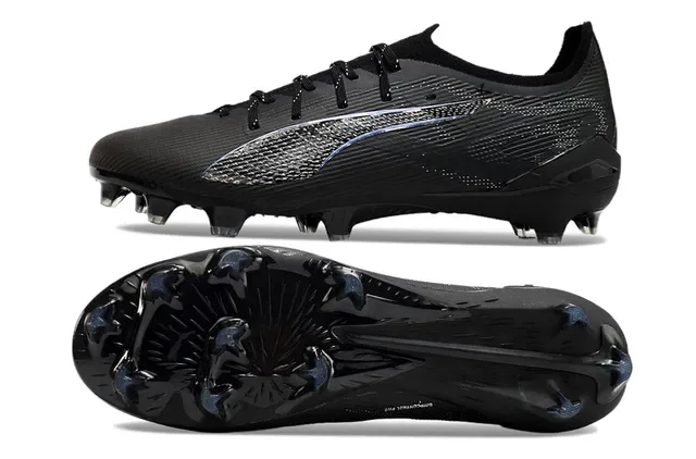Puma Future Z Black Blue Low-Cut Textured Synthetic Upper Firm-Ground Soccer Shoes 6