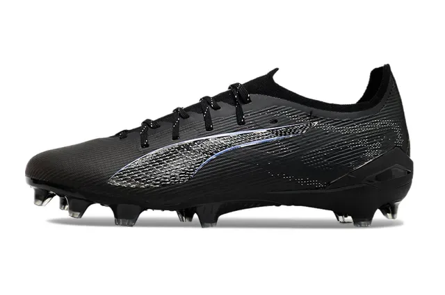 Puma Future Z Black Blue Low-Cut Textured Synthetic Upper Firm-Ground Soccer Shoes 7